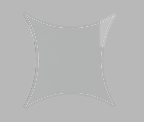 LaserThing Double Wedding Ring Acrylic Quilting Template Set, 1/4" Seam Allowance - 7 Pieces - Image 2