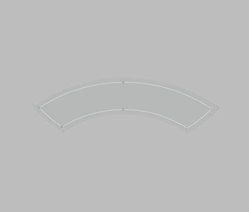 LaserThing Double Wedding Ring Acrylic Quilting Template Set, 1/4" Seam Allowance - 7 Pieces - Image 3