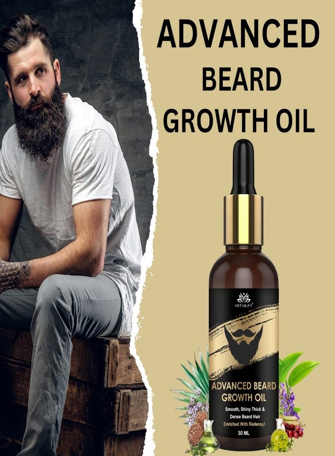 INTIMIFY Beard Growth Oil For Men, Mustache Hair Growth Oil For Patchy Beard 30 ml (Pack of 1) - Image 2