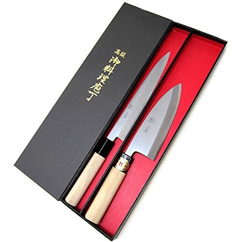 Houcho.com Yanagiba Knife & Deba Knifr Set, Sakai Shouo - Image 1