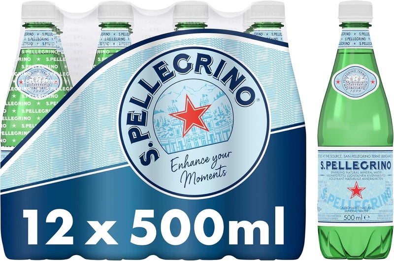 Sanpellegrino San Pellegrino Sparkling Natural Mineral Water 12x500ml - Image 1