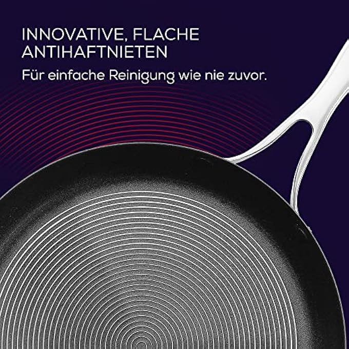 Circulon Steelshield Stainless Steel Stock Pot With Lid 30Cm  71L  Induction Stock Pot With Hybrid Non Stick  Toughened Glass Lid  Stay Cool Handles Dishwasher Safe Cookware - Image 5