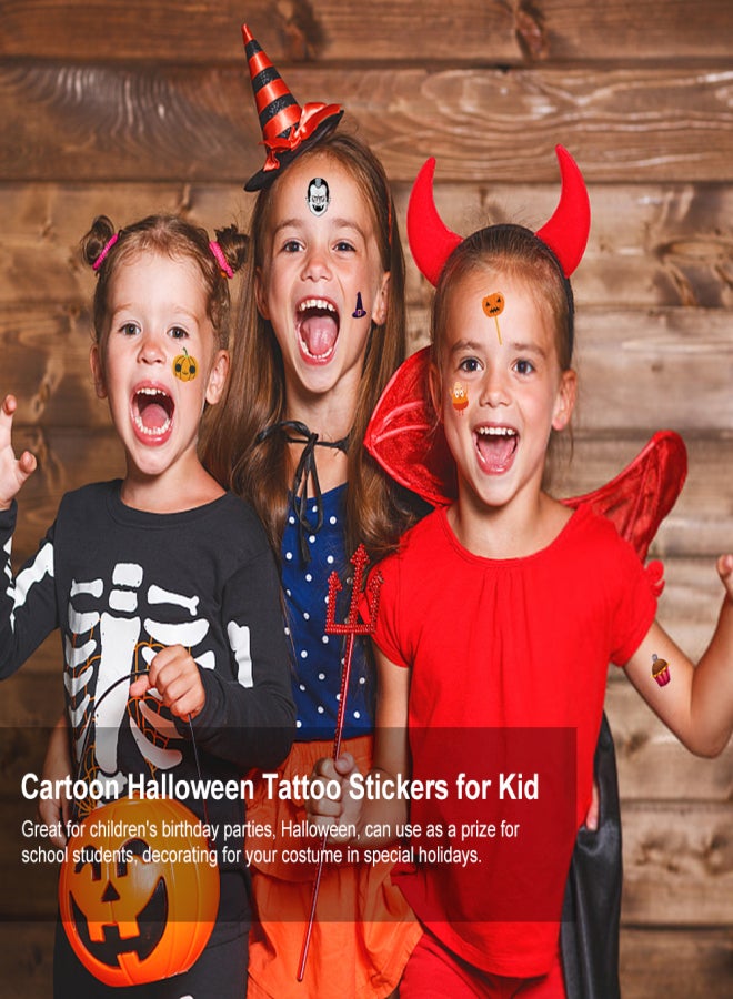 1 Sheet Cartoon Halloween Tattoo Stickers for Kid Fake Tatoo Children Hallowmas Body Art Waterproof Temporary Tattoo Sticker 105*60mm - Image 5