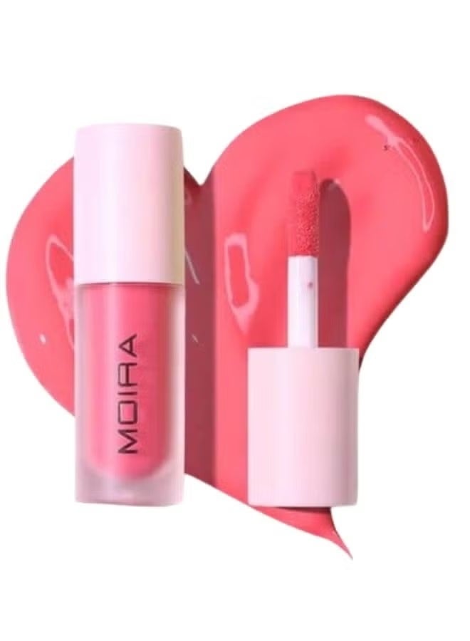 MOIRA Love Steady Liquid Blush – 10: Biggest Fan, Lightweight Buildable Formula, Long-Lasting Dewy Finish, Hydrating & Blendable, Vegan & Cruelty-Free, 0.17 fl. oz (5 ml) - Image 1
