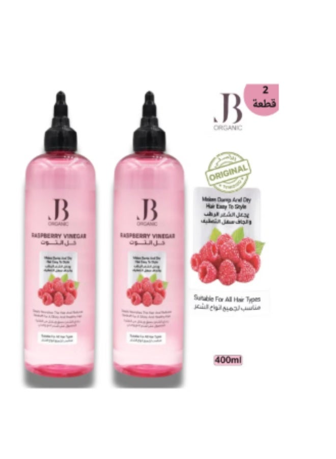 JB ORGANIC Berry Vinegar Hair Strengthening Tonic, 2*400 ml (2PCS) - Image 1