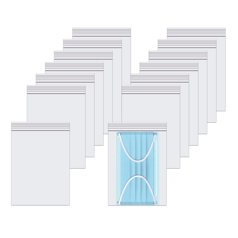 Clear Resealable Zipper Poly Bags  300pcs 5 x 7 SelfLock Plastic Bags Reclosable 2 Mil A6 Cards Envelopes Storage  Crafts Candy Packaging 12 Sizes