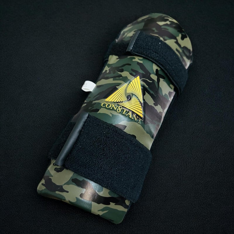 CONSTANT حارس ذراع الكريكيت ONE (مصنوع، جلد PU) (كامو، مقاس رجال) - Image 3
