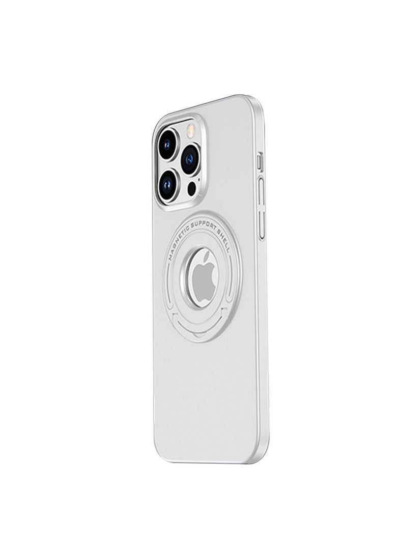 Generic - iPhone 14 Pro MagSafe Case Cover Protector Protection With Magnetic Wireless Charging Back Invisible Ring Stand Mobile Phone Holder Kickstand Cell Anti-scratch Anti-drop Shockproof Cover Accessory - Image 1