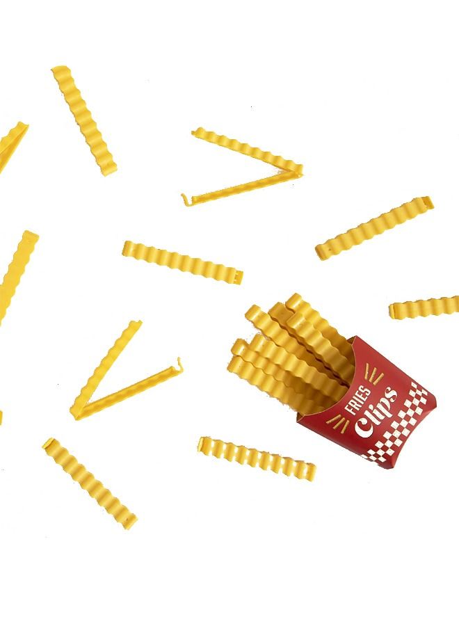 French Fries Shaped Food Sealing Clip Refrigerator Magnetic Food Sealing Clip Suitable for Kitchen Food Preservation and Moisture Proof - Image 2
