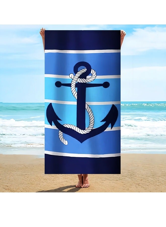 ZVEV Beach Towel, 140*70cm Microfiber Lightweight Thin Beach Towel for Adults Kids,Sand Free Quick Dry Super Absorbent Large Towels for Swimming, Pool, Camping, Yoga, Workout, Traveling - Image 1