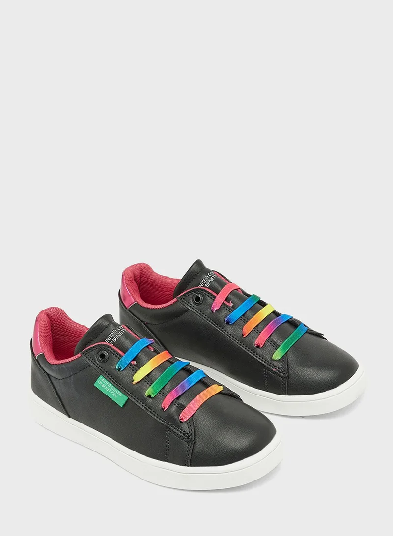 UNITED COLORS OF BENETTON Kids Multi Lace Sneakers