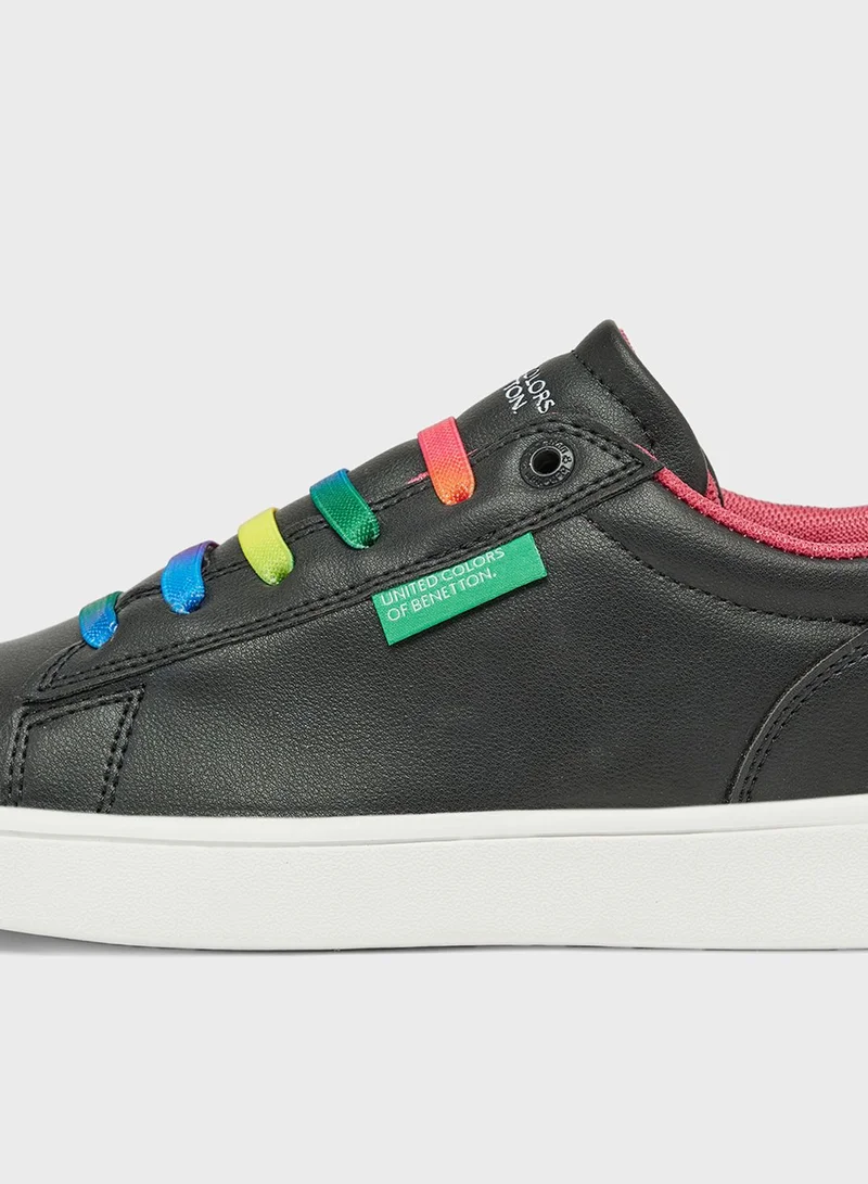 UNITED COLORS OF BENETTON Kids Multi Lace Sneakers
