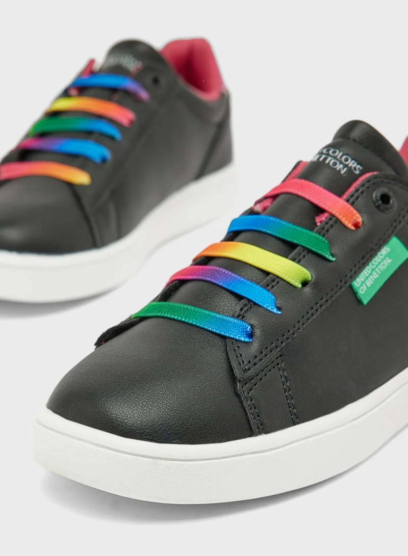 UNITED COLORS OF BENETTON Kids Multi Lace Sneakers