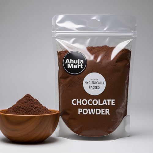 Ahuja Mart Premium Unsweetened Cocoa Powder 500G | Rich Coca Powder for Baking Cake, Hot Chocolate Drink, Milkshakes & Desserts | Cocoa Powder Without Sugar | Smooth & Flavourful Cocoa Blend | Hygienically Packed | Ideal for Cakes, Cookies & Beverages - Image 1
