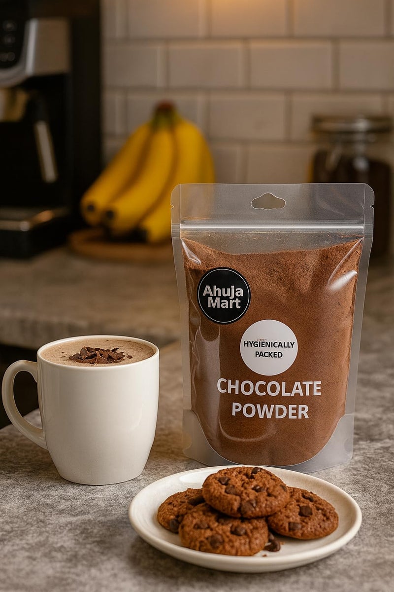 Ahuja Mart Premium Unsweetened Cocoa Powder 500G | Rich Coca Powder for Baking Cake, Hot Chocolate Drink, Milkshakes & Desserts | Cocoa Powder Without Sugar | Smooth & Flavourful Cocoa Blend | Hygienically Packed | Ideal for Cakes, Cookies & Beverages - Image 5