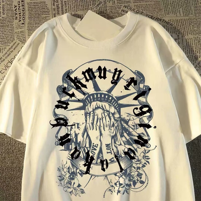 Five Short Sleeve Casual Loose Cotton - Image 3