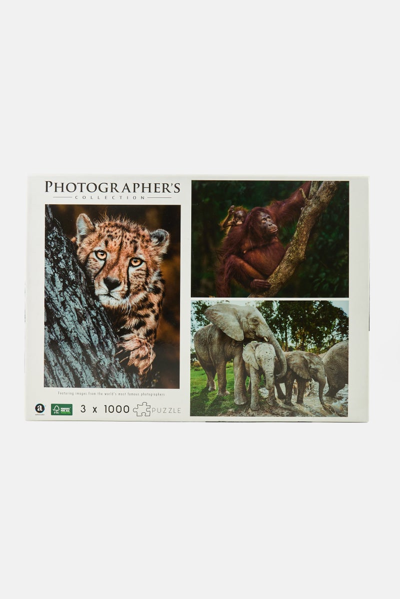 Ambassador Wild Life Photographers 3x1000 Puzzles  - Image 1