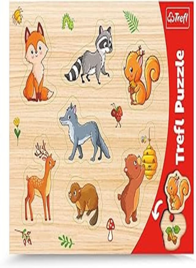 Trefl Frame Shaped Puzzles-Forest