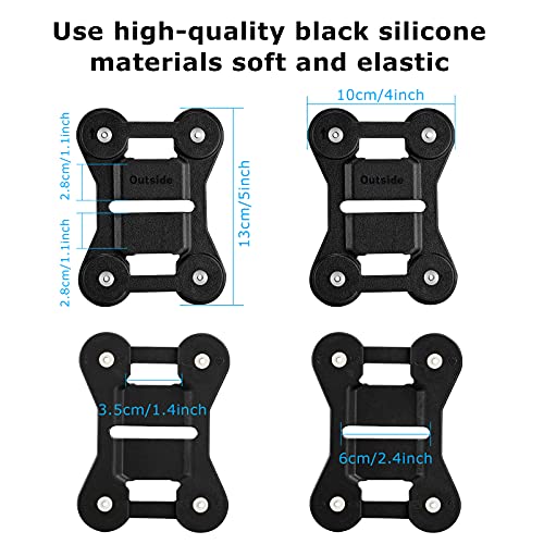 BOBLOV Body Camera Magnet Mount, Two Pieces Magnets Clips, Universal Magnetic Suction Back Clip, Made from Black Silica, Stick to Clothes for Universal All Brand Body Camera - Image 5