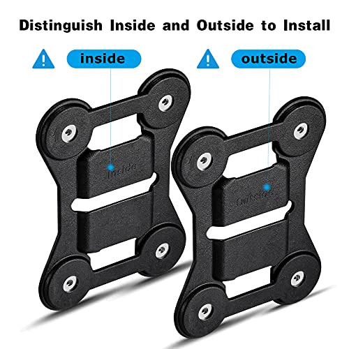 BOBLOV Body Camera Magnet Mount, Two Pieces Magnets Clips, Universal Magnetic Suction Back Clip, Made from Black Silica, Stick to Clothes for Universal All Brand Body Camera - Image 3