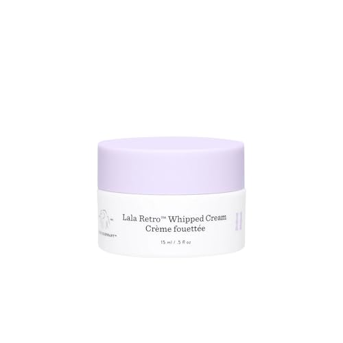 Drunk Elephant Lala Retro Whipped Cream 15 ml5 fl oz Ceramide Moisturizer Clean Clinical Skincare CrueltyFree DermatologistTested Free of Essential Oils Silicones and Fragrance - Image 1