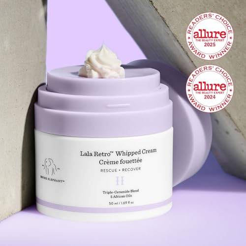 Drunk Elephant Lala Retro Whipped Cream 15 ml5 fl oz Ceramide Moisturizer Clean Clinical Skincare CrueltyFree DermatologistTested Free of Essential Oils Silicones and Fragrance - Image 3