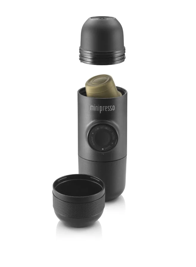 WACACO Minipresso NS | Hand Powered Espresso Machine | Works with Nespresso NS Capsules 70 ml WC-MINIP-NS Black