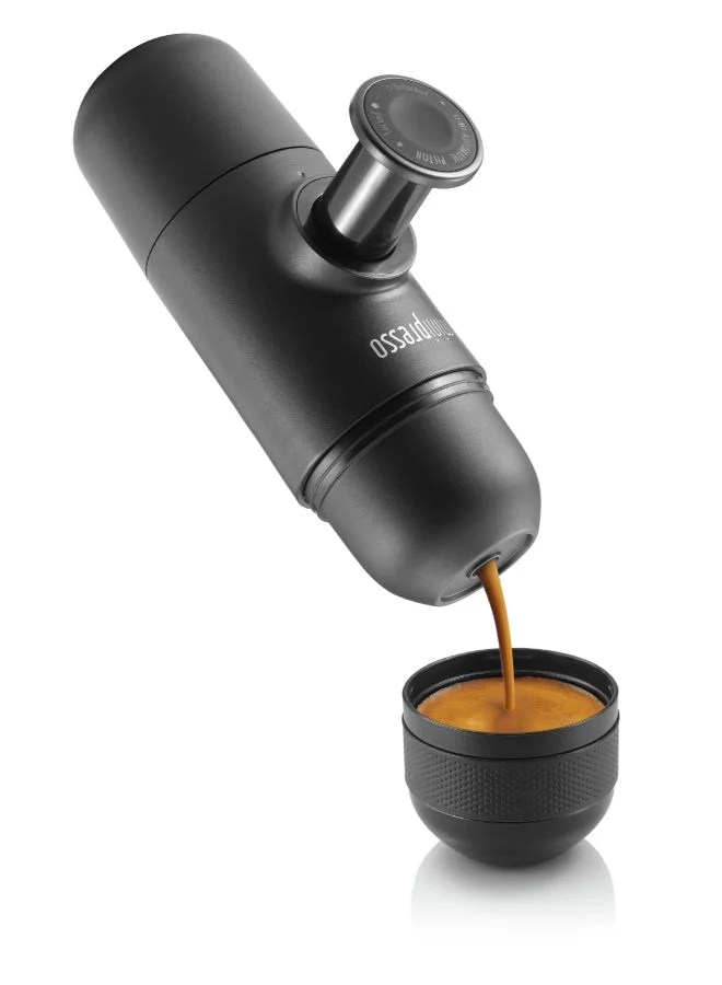 WACACO Minipresso NS | Hand Powered Espresso Machine | Works with Nespresso NS Capsules 70 ml WC-MINIP-NS Black