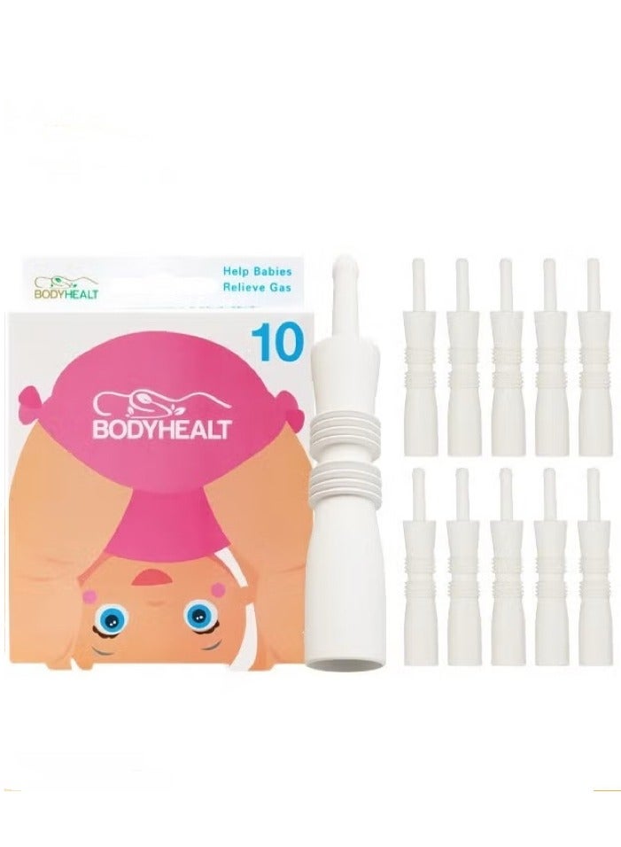 joybuy 10-Piece Baby Gas and Colic Reliever, Baby Constipation Relief, Suitable From Birth - Image 1