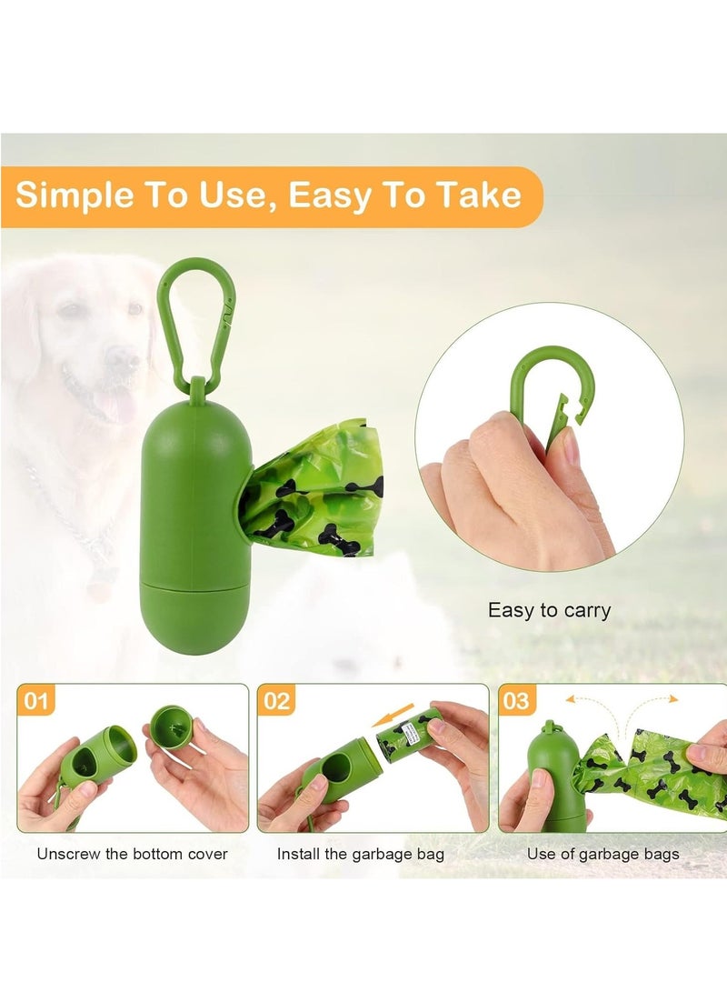 ليموس أكياس نفايات الكلاب الأنيقة للحيوانات الأليفة للاستعمال مرة واحدة، 300 كيس، 20 لفة معطرة باللافندر مع موزع، حقيبة سميكة للاستعمال مرة واحدة ومشبك مقود للكلاب والقطط والجرو، أكياس نفايات كبيرة للكلاب قابلة للتحلل ومضادة للتسرب - Image 5