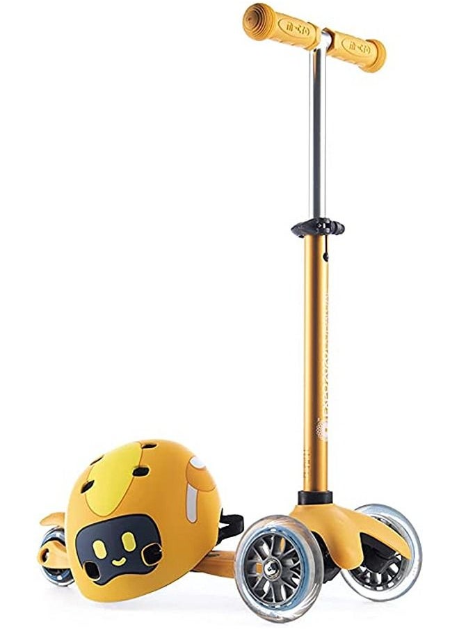 Micro - Expo 2020 Dubai Mascots Mini Micro Scooter Orange Opportunity Yellow Mm0305 | Foldable Scooter | Scooter for Kids | Led Scooter - Image 1