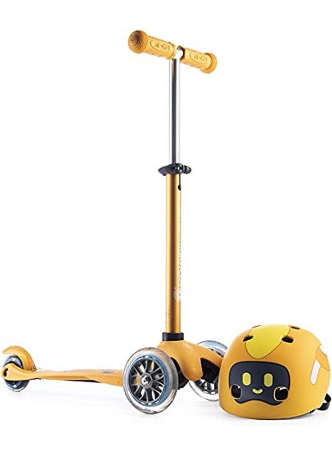 Micro - Expo 2020 Dubai Mascots Mini Micro Scooter Orange Opportunity Yellow Mm0305 | Foldable Scooter | Scooter for Kids | Led Scooter - Image 1