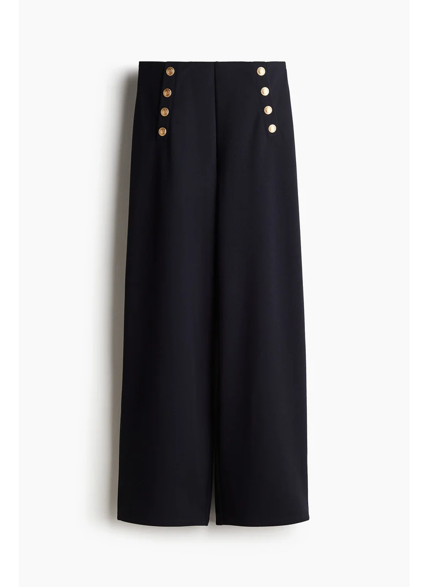 H&M Button-Front Trousers