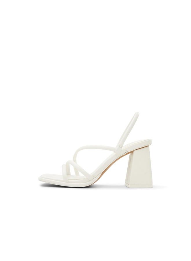 Call It Spring Women's Luxe Heeled Sandal, Open White, 6.5 - Image 1