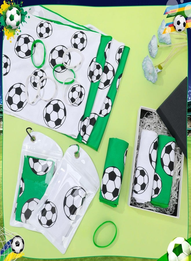 Hoemwarm 12 Set Soccer Cooling Towels, 40 x 12 Inch Breathable Soccer Football Volleyball Softball Cooling Towel with Carrying Pouch Bracelets Fast Drying for Sport Party Favors - Image 4