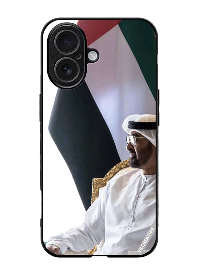 غطاء حماية لجهاز آبل آيفون 17 بتصميم الشيخ محمد بن زايد آل نهيان متعدد الألوان