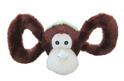 Jolly Pets Jolly TugaMal Monkey TugSqueak Toy Large - Image 1