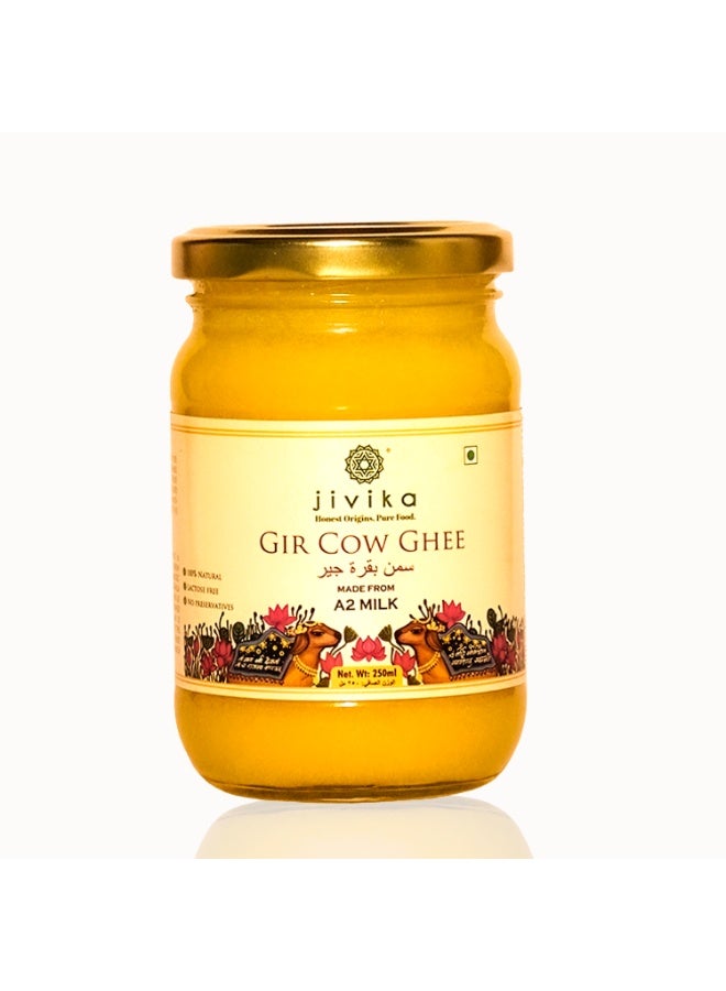 Jivika A2 Gir Cow Ghee - 250ml - Image 1