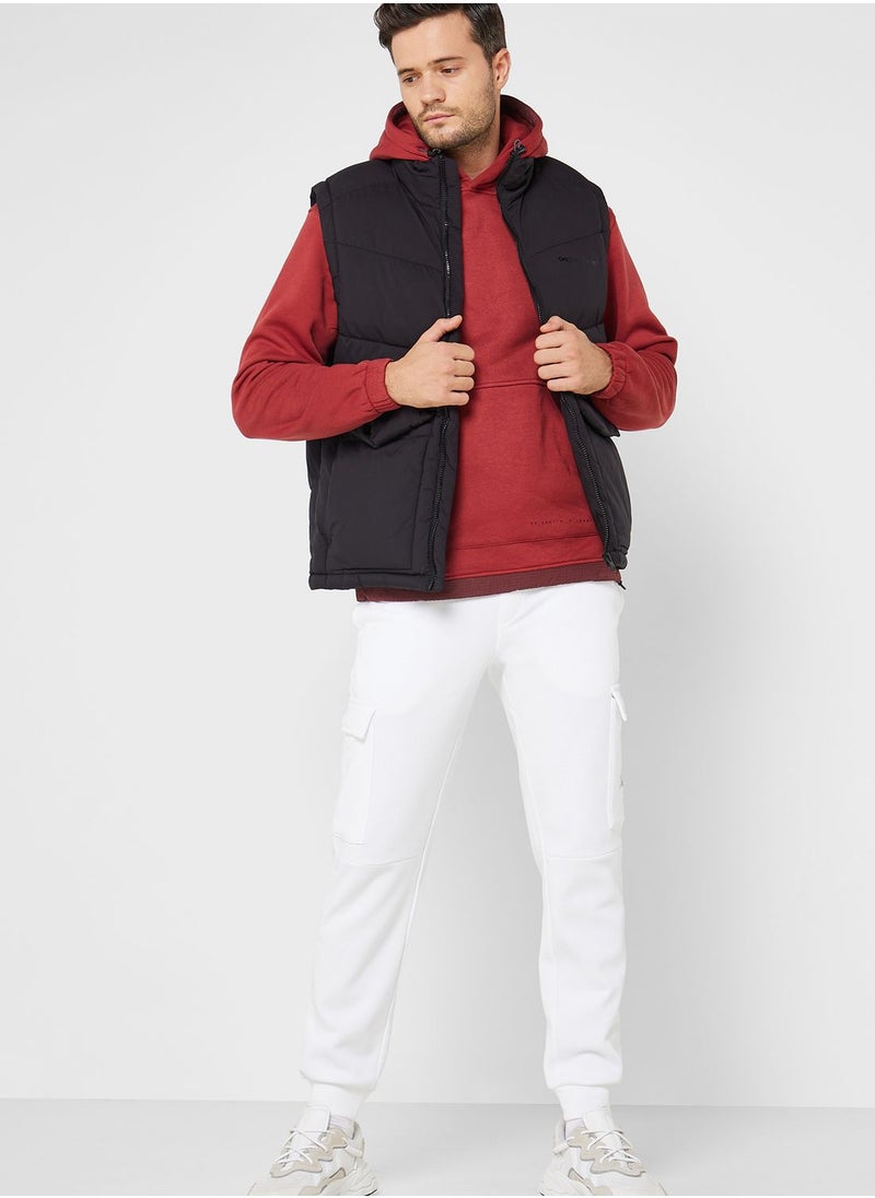 Zip Through Puffer Gilet