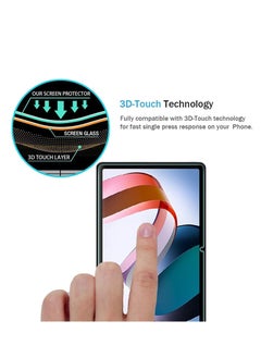 Waldic 2 Pack Tempered Glass Screen Protector for Xiaomi Redmi Pad 10.61 (2022) inch  - Image 3