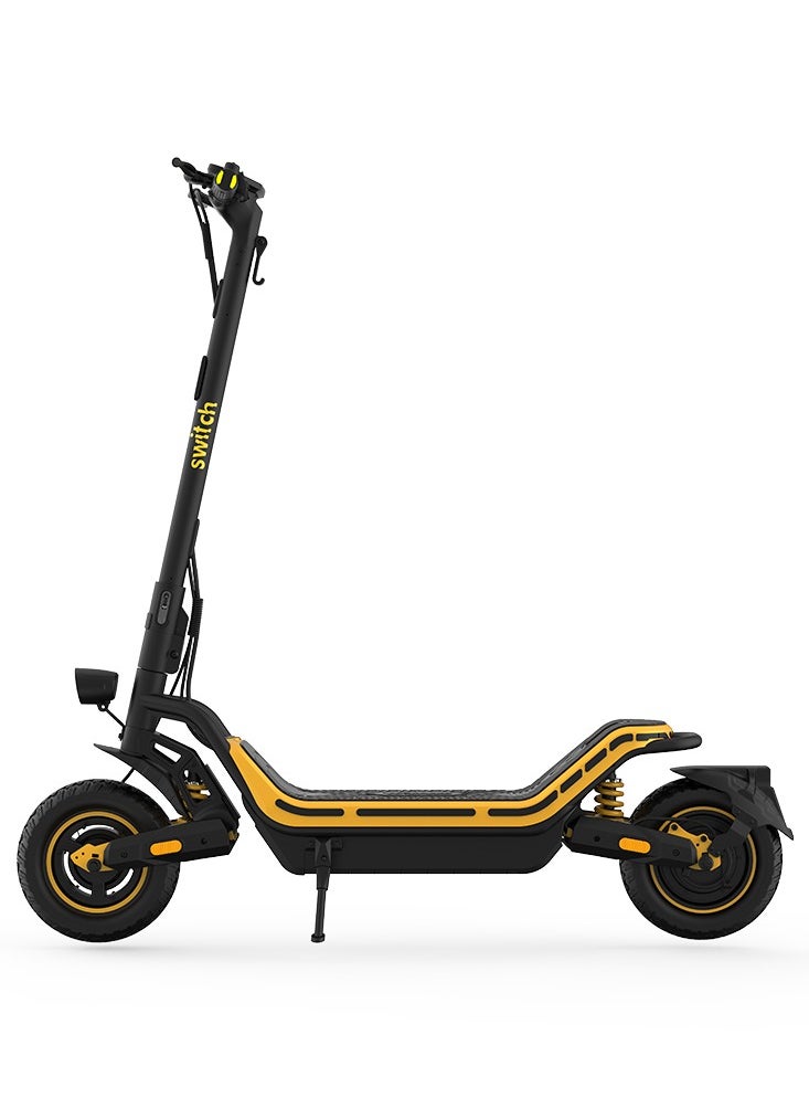 Switch - Es-C250 Offroad E-Scooter - 500W Motor, 50Km Range, 35Km/H Speed, Front & Rear Led Lights, Water-Resistant - Black - Image 1