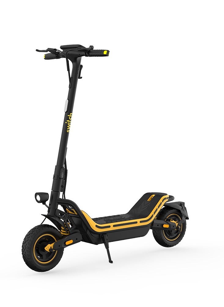 Switch - Es-C250 Offroad E-Scooter - 500W Motor, 50Km Range, 35Km/H Speed, Front & Rear Led Lights, Water-Resistant - Black - Image 1