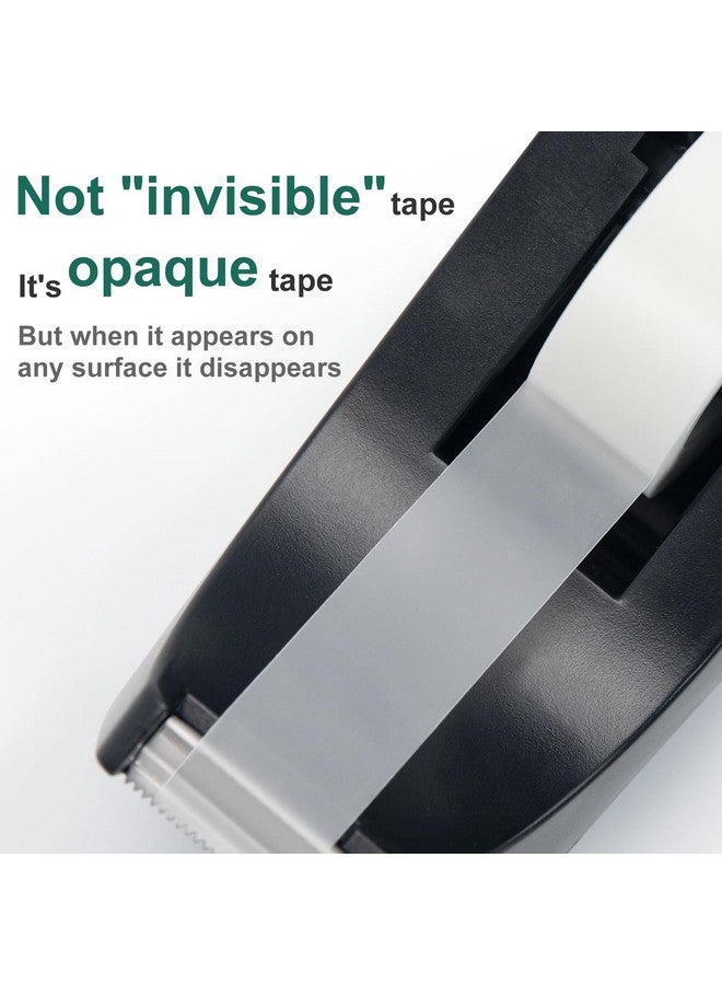 OWLKELA 12 Rolls Matte Adhesive Tape, Matte Finish Invisible Tape, Foggy Translucent Tape Great For Correction And Labeling, Compatible With Standard Tape Dispenser, 0.7 In X 1000 Inches - Image 4