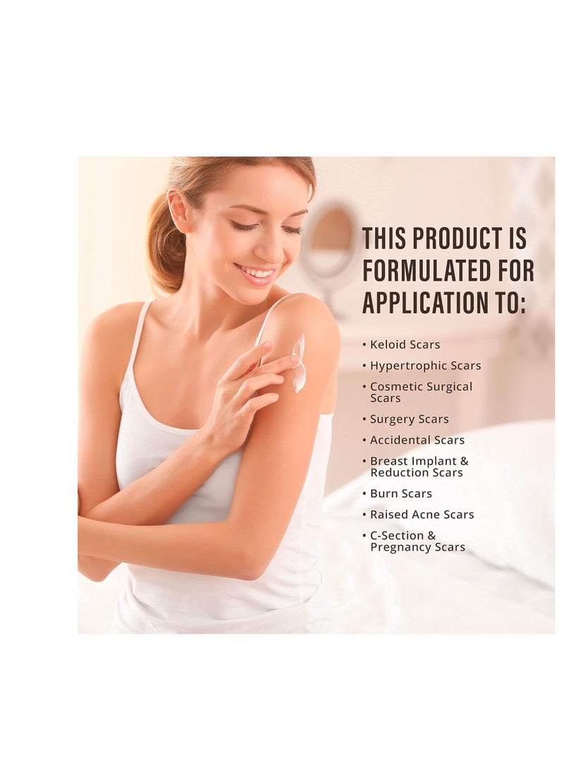 MURASAKI BEAUTY 100% Silicone Scar Gel Scar Cream - Advanced Scar Gel for Surgical Scars, C-Section, Stretch Marks, Acne, Injury, Burns, Keloids, Old and New Scars 1.06oz(30g) (Maximum Strength 100% Silicone) - Image 2