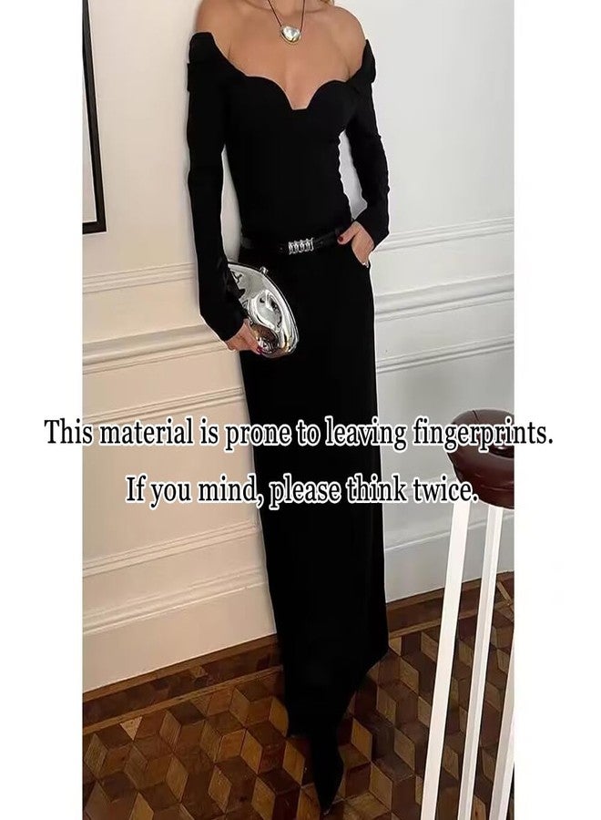 CUXVA Acrylic Shell Clutch Purse for Women Silver Metallic Bag Elegant Large Designer Acrylic Evening Handbag for Wedding Party Prom - Image 5