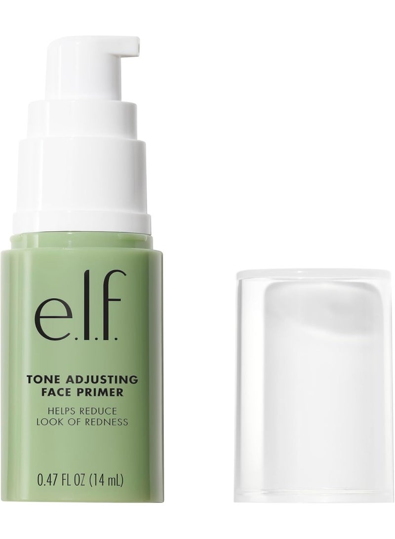 elf e.l.f. Studio Mineral Infused Face Primer – Tone Adjusting Green, Minimizes Redness, Smooth Base, 0.47 Fl Oz, Vegan & Cruelty-Free - Image 1