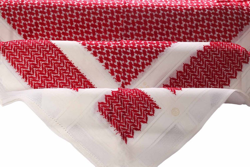 Active Man Winter Shemagh – Red-Sugar - Image 3