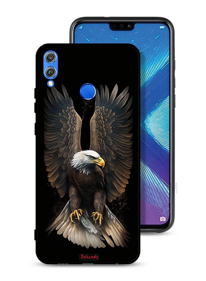 Tolwak Honor 8X Protective Case Cover Eagle Spread Wings - Image 1