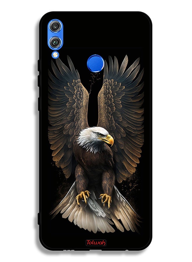 Tolwak Honor 8X Protective Case Cover Eagle Spread Wings - Image 2