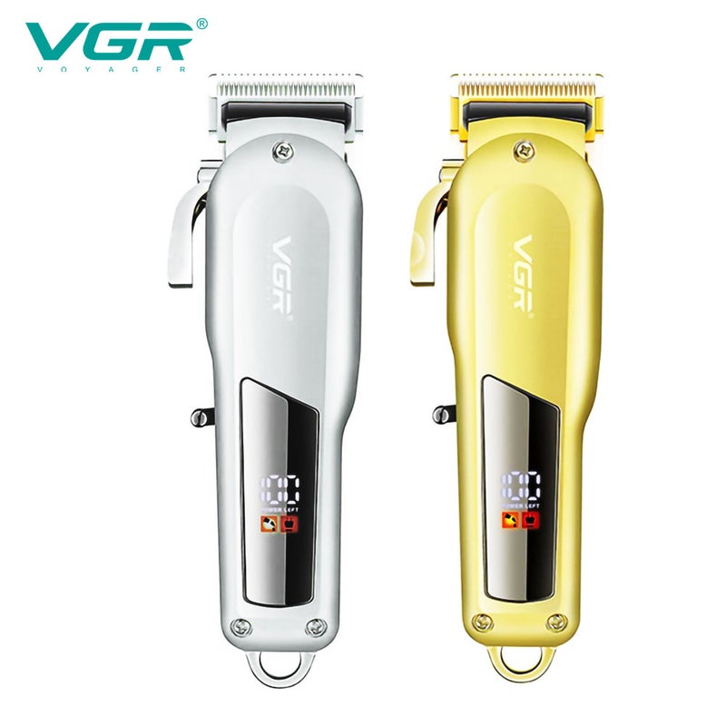 Vgr278 Electric Clipper High-Power Fast Charging Electric Clipper Adjustable Lcd Digital Display Hair Salon Household Electric Hair Clipper - Image 3